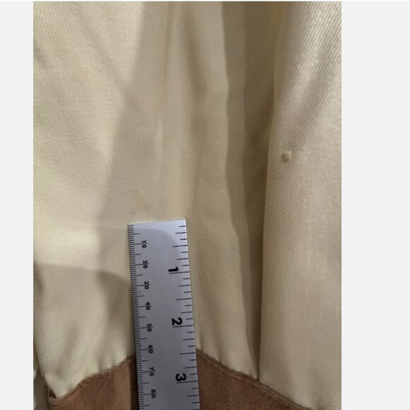 RARE VINTAGE RETRO CIRANO BARGI COVERALL SUEDE COWBOY YOKE WESTERN COVERALLS - Picture 13 of 14